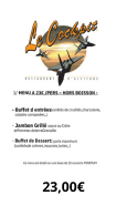 Menu à 23€